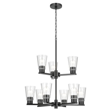 Stamos 9 Light Chandelier 27 Inch Tall and 24 Inch Wide by Kichler - 52438