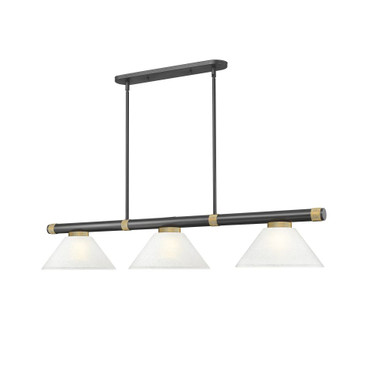 Vanguard 3 Light Billiard 9.5 Inch Tall and 14.25 Inch Wide by Z Lite - 3050-3-1425