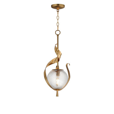 Firenze 1 Light Pendant 25 Inch Tall and 9.25 Inch Wide by Maxim - 28712CRGL