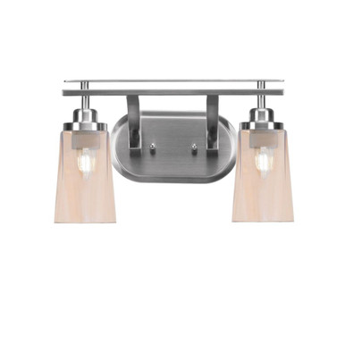 Odyssey 2 Light Bath Bar 9.75 Inch Tall and 15.5 Inch Length by Toltec - 2612-975-155