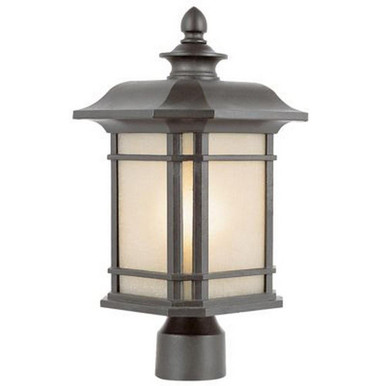 San Miguel 1 Light Outdoor Wall Lantern 13.5 Inch Tall by Trans Globe - 5823 BK
