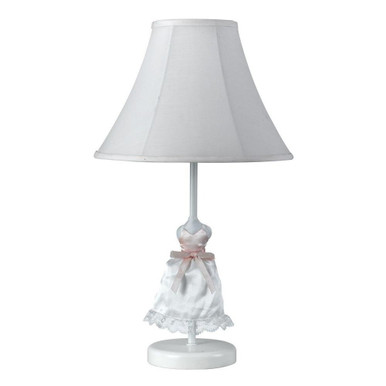 Kids One Light Doll Skirt Table Lamp 5.5 Inches by 21 Inches High by Cal  - BO-5690