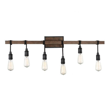 Burgess 6 Light Vanity Light by Savoy House - 8-993-6-41