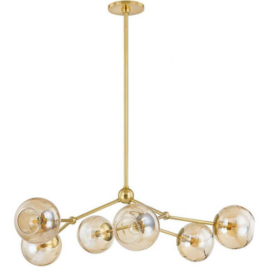 Trixie 6 Light Oversized Chandelier by Mitzi - H861806-AGB