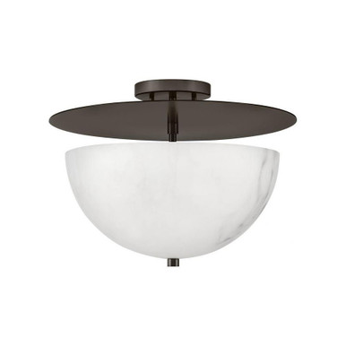Inez 15W 3 LED 16.25 Inch Wide Semi Flush Mount by Fredrick Ramond - FR41023