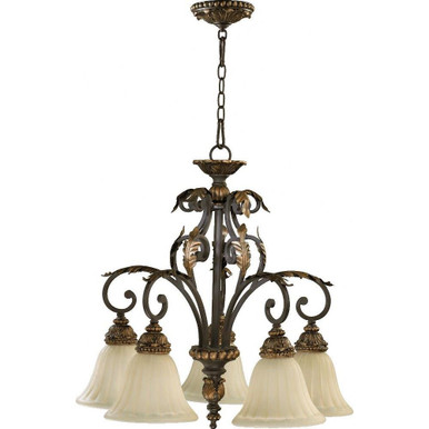 Rio Salado 5 Light Large Pendant by Quorum - 6457-5-44