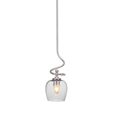 Capri 1 Light Mini Pendant In 15.6 x 5.75 In by Toltec  - 901-BN-4812
