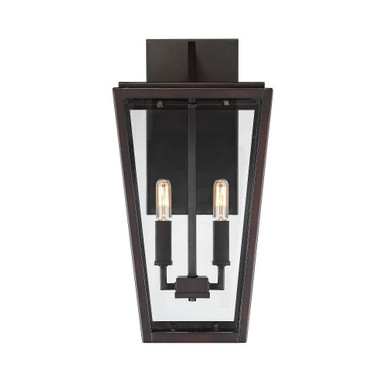 Milton 2 Light Outdoor Wall Lantern by Savoy House - 5-548-13