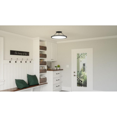 Hampton Paddock 30W LED 20 Inch Wide Semi Flush Mount by Bailey Street Home - 71-BEL-1118967