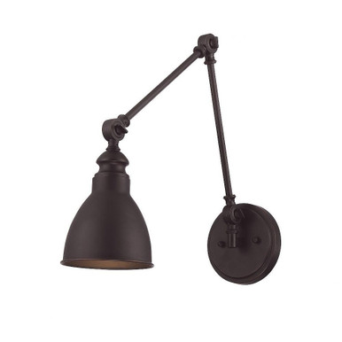 Manor Crest 1 Light Adjustable Swing Arm Wall Sconce by Bailey Street Home - 159-BEL-920871