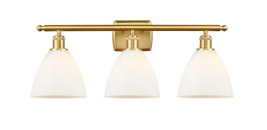 Bristol Glass 3 Light Industrial Vanity Light by Innovations - 516-3W-SG-GBD-751