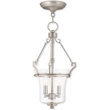 Buchanan 2 Light 11 Inch Wide Semi Flush Mount by Livex - 50401-07