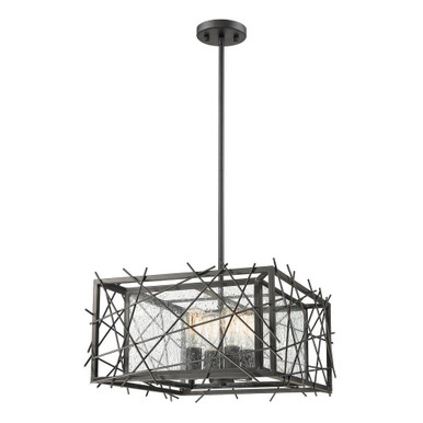 Stanwood 4 Light Small Pendant by Z-Lite - 8000-18BRZ