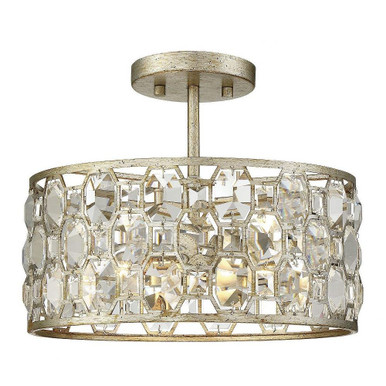 2 Light 13 Inch Wide Semi Flush Mount by BSH - 2583-BEL-4641919