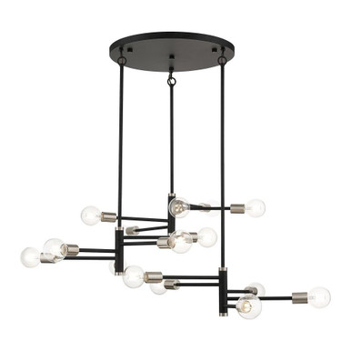 Bannister 15 Light Oversized Chandelier by Livex - 45869-04