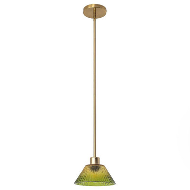 Yetta 1 Light Pendant 53.6 Inch Tall and 7.5 Inch Wide by Parrot Uncle - C3011GNL