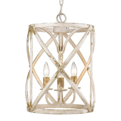 Alcott 3 Light Medium Pendant by Golden - 0890-3P