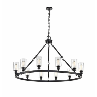 Saloon 12 Light Oversized Chandelier by Innovations - 850-G80