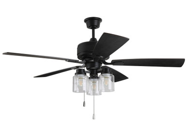 Mary By-Pass 52 Inch 5 Blade Ceiling Fan with Light Kit by BSH - 139-BEL-4569526
