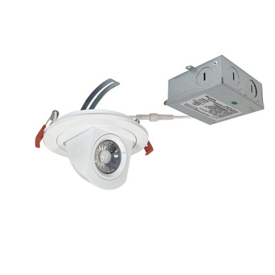 M4 Series 12W LED Round Adjustable Elbow 3.5 x 5.5 Inches by Nora - NM4-R47030