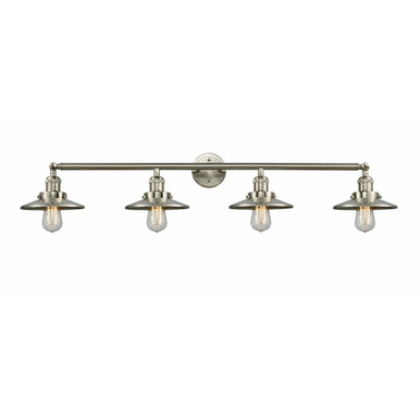 Railroad 4 Light Vanity Light 44 Inch Wide by Innovations - 215-M1-M7