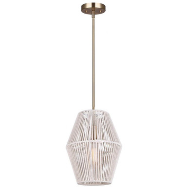 Willow 1 Light Small Pendant by Canarm Inc - IPL1120A01GD