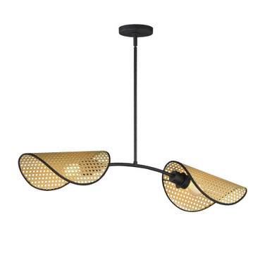 Bonnet 2 Light Linear Small Pendant by Maxim - 12632NABK