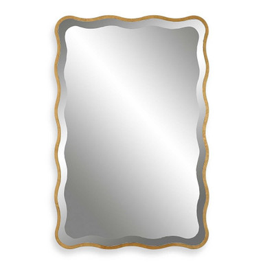 Aneta Scalloped Mirror 36 Inch Tall and 24 Inch Wide by Uttermost - 09827