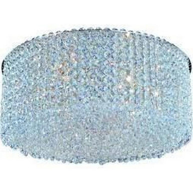Milieu Metro 8 Light 18 Inch Wide Flush Mount by Allegri - 11665-010-FR001