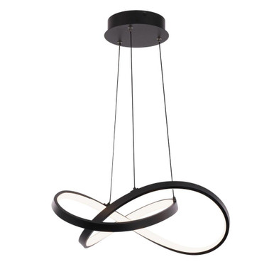 Vornado 30.5W 1 LED Pendant 9 Inch Tall and 18 Inch Wide by dweLED - PD-87720-BK