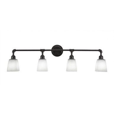 Vintage 4 Light Vanity Light 40.75 Inch Wide by Toltec - 184-4075-1125-