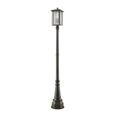 Temple Chase 3 Light Outdoor Post Mount Lantern 14.17 x 106.69 Inch by BSH - 372-BEL-689100