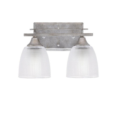 Uptowne 2 Light Vanity Light 15.75 Inch Wide by Toltec - 132-AS-500