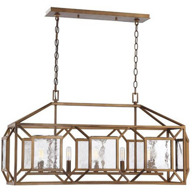 Athina 5 Light Oversized Island Pendant by Designers Fountain - 89438-gb