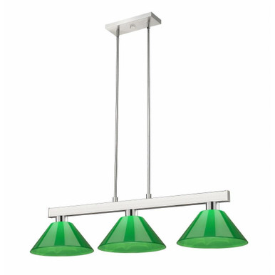 Railway Furlong 3 Light Meta Shade Medium Pendant by Bailey Street Home - 372-BEL-1288641