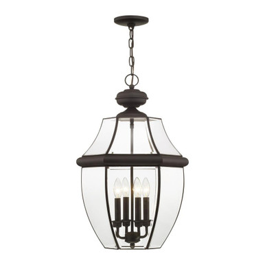 Monterey 4 Light Large Outdoor Pendant by Livex - 2357