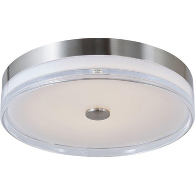 Iris 30W 1 LED Flush Mount 16 Inch Tall and 3.15 Inch Wide by Abra - 30041FM