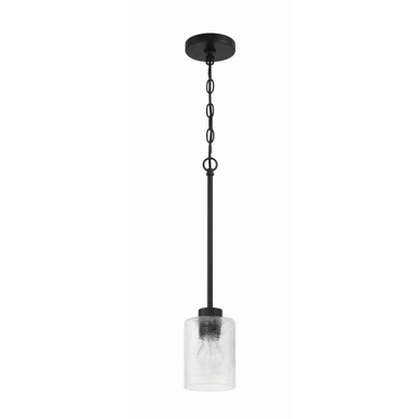 Lyndsey 1 Light Mini Pendant 20.75 Inch Tall and 5 Inch Wide by Craftmade - 60291