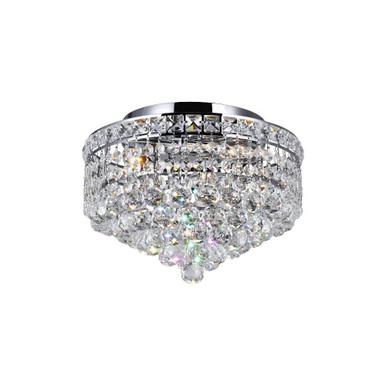 Luminous 3 Light 12 Inch Wide Flush Mount by CWI - 8002C12C