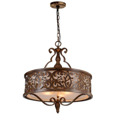 Nicole 5 Light Medium Chandelier by CWI - 9807P21-5-116-A