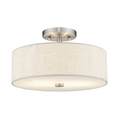 Pleasant Crescent 2 7.5 Inch Length Semi Flush Mount by Bailey Street Home - 218-BEL-522811