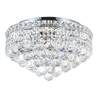Luminous 5 Light 16 Inch Wide Flush Mount by CWI - 8002C16C