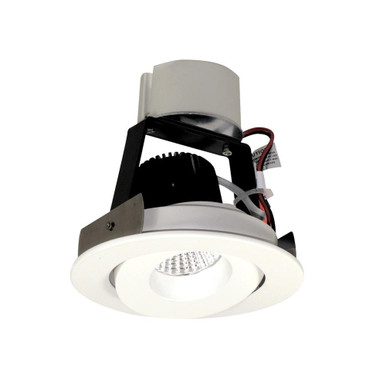 Iolite 4 Inch Comfort Dim LED Retrofit Round Adjustable Gimbal by Nora - NIR-4RGI4CAG