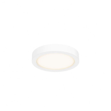 11W 1 LED 6 Inch Wide Round Flush Mount by DALS - CFLEDR06-CC
