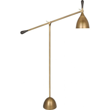 Ledger 1 Light Floor Lamp 9 Inches and 51.5 Inches Tall by Robert Abbey - 1341