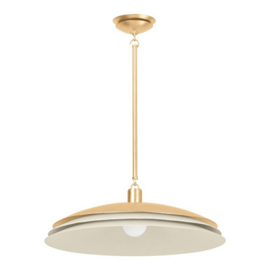 Oneida 1 Light Large Pendant by Hudson Valley - 1272-VGL/SSD