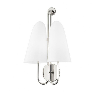Slate Hill 2 Light Wall Sconce 20 x 13 Inch  by Hudson Valley - 7172-PN