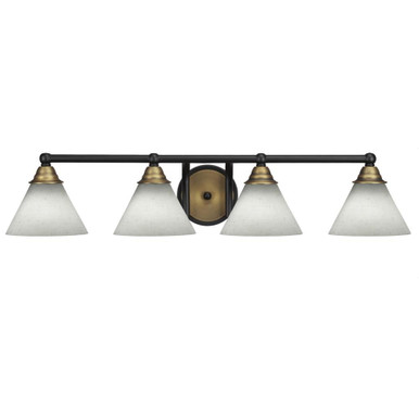 Paramount 4 Light Vanity Light 32 Inch Length by Toltec - 3424-BN-302