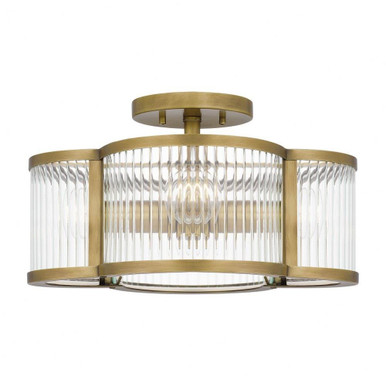 Aster 4 Light 15 Inch Wide Semi Flush Mount by Quoizel - ASR1715