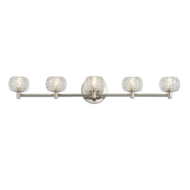 Ella 15W 5 LED Vanity Light by Kalco - 312835PN